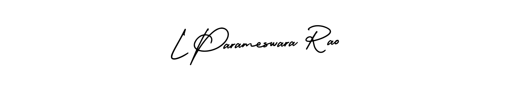 Also we have L Parameswara Rao name is the best signature style. Create professional handwritten signature collection using AmerikaSignatureDemo-Regular autograph style. L Parameswara Rao signature style 3 images and pictures png