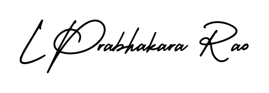 How to make L Prabhakara Rao signature? AmerikaSignatureDemo-Regular is a professional autograph style. Create handwritten signature for L Prabhakara Rao name. L Prabhakara Rao signature style 3 images and pictures png