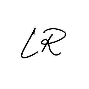 Also You can easily find your signature by using the search form. We will create L R name handwritten signature images for you free of cost using AmerikaSignatureDemo-Regular sign style. L R signature style 3 images and pictures png