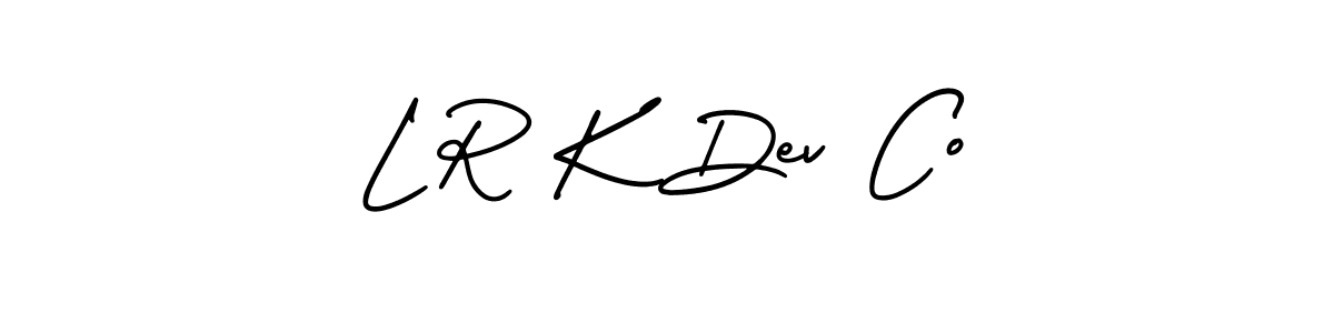 How to make L R K Dev Co signature? AmerikaSignatureDemo-Regular is a professional autograph style. Create handwritten signature for L R K Dev Co name. L R K Dev Co signature style 3 images and pictures png
