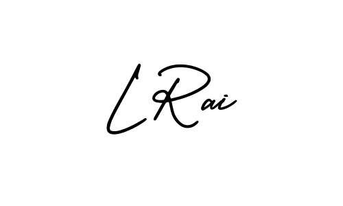 Also You can easily find your signature by using the search form. We will create L Rai name handwritten signature images for you free of cost using AmerikaSignatureDemo-Regular sign style. L Rai signature style 3 images and pictures png