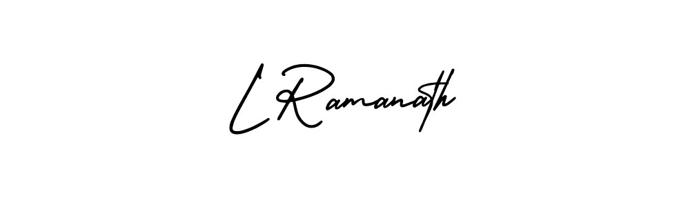 Make a beautiful signature design for name L Ramanath. Use this online signature maker to create a handwritten signature for free. L Ramanath signature style 3 images and pictures png