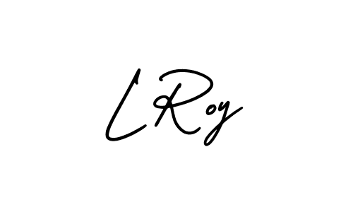 Also You can easily find your signature by using the search form. We will create L Roy name handwritten signature images for you free of cost using AmerikaSignatureDemo-Regular sign style. L Roy signature style 3 images and pictures png