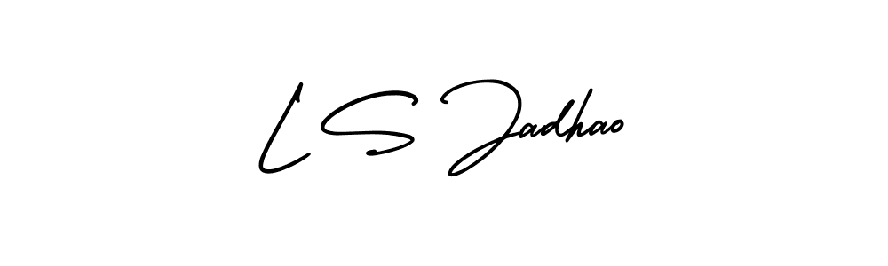 Also we have L S Jadhao name is the best signature style. Create professional handwritten signature collection using AmerikaSignatureDemo-Regular autograph style. L S Jadhao signature style 3 images and pictures png