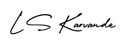 The AmerikaSignatureDemo-Regular font transforms the name L S Karvande into an executive sign with sharp precision and distinguished character. L S Karvande signature style 3 images and pictures png