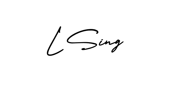 It looks lik you need a new signature style for name L Sing. Design unique handwritten (AmerikaSignatureDemo-Regular) signature with our free signature maker in just a few clicks. L Sing signature style 3 images and pictures png