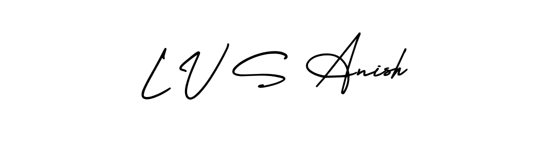 You can use this online signature creator to create a handwritten signature for the name L V S Anish. This is the best online autograph maker. L V S Anish signature style 3 images and pictures png