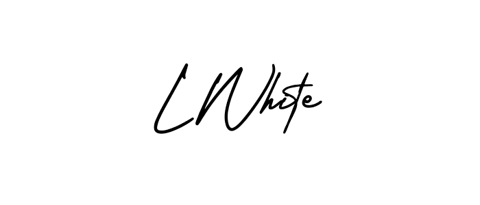 Make a beautiful signature design for name L White. Use this online signature maker to create a handwritten signature for free. L White signature style 3 images and pictures png