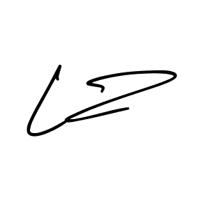 Also we have L Z name is the best signature style. Create professional handwritten signature collection using AmerikaSignatureDemo-Regular autograph style. L Z signature style 3 images and pictures png