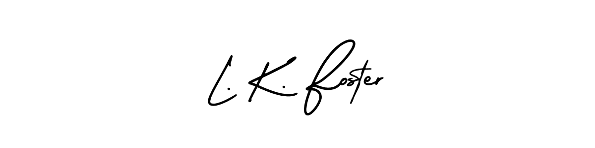 Best and Professional Signature Style for L. K. Foster. AmerikaSignatureDemo-Regular Best Signature Style Collection. L. K. Foster signature style 3 images and pictures png