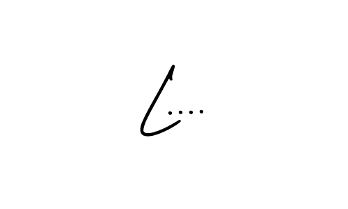 You should practise on your own different ways (AmerikaSignatureDemo-Regular) to write your name (L....) in signature. don't let someone else do it for you. L.... signature style 3 images and pictures png