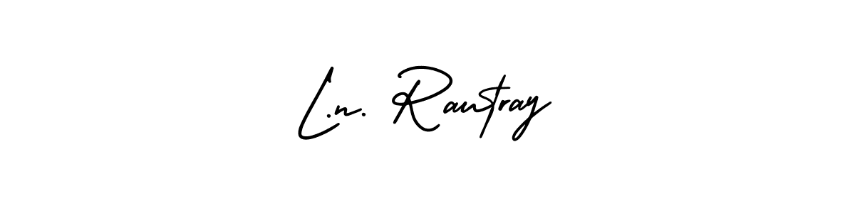 Once you've used our free online signature maker to create your best signature AmerikaSignatureDemo-Regular style, it's time to enjoy all of the benefits that L.n. Rautray name signing documents. L.n. Rautray signature style 3 images and pictures png