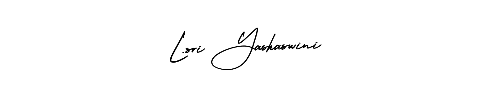 Also You can easily find your signature by using the search form. We will create L.sri Yashaswini name handwritten signature images for you free of cost using AmerikaSignatureDemo-Regular sign style. L.sri Yashaswini signature style 3 images and pictures png