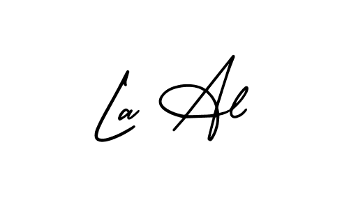 You can use this online signature creator to create a handwritten signature for the name La Al. This is the best online autograph maker. La Al signature style 3 images and pictures png