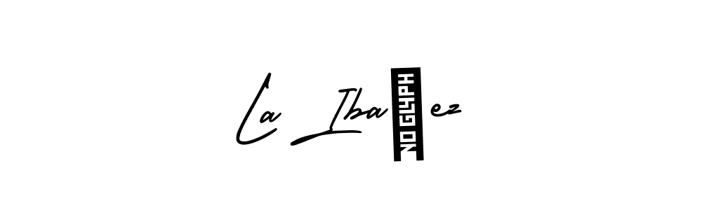 Check out images of Autograph of La Ibañez name. Actor La Ibañez Signature Style. AmerikaSignatureDemo-Regular is a professional sign style online. La Ibañez signature style 3 images and pictures png