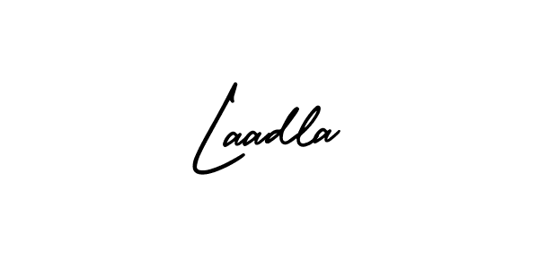 Make a beautiful signature design for name Laadla. Use this online signature maker to create a handwritten signature for free. Laadla signature style 3 images and pictures png