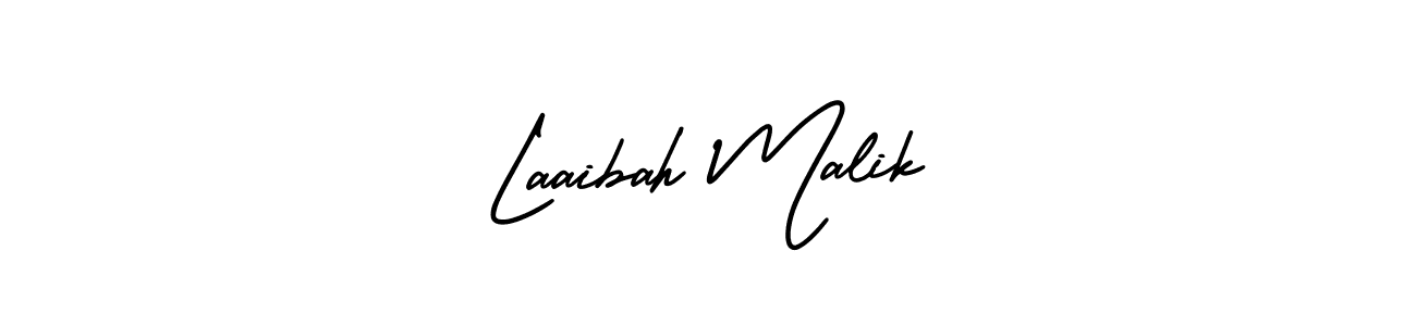 Also we have Laaibah Malik name is the best signature style. Create professional handwritten signature collection using AmerikaSignatureDemo-Regular autograph style. Laaibah Malik signature style 3 images and pictures png