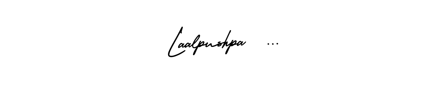 Design your own signature with our free online signature maker. With this signature software, you can create a handwritten (AmerikaSignatureDemo-Regular) signature for name Laalpushpa  .... Laalpushpa  ... signature style 3 images and pictures png