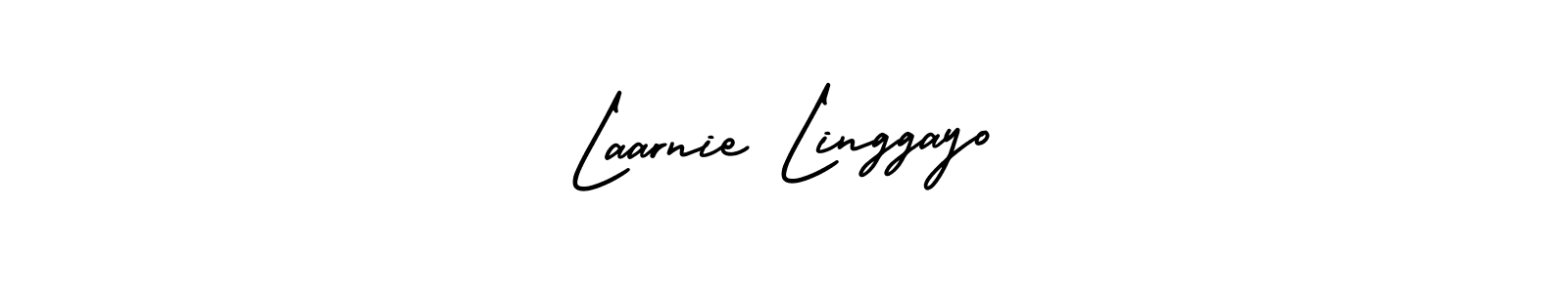 Use a signature maker to create a handwritten signature online. With this signature software, you can design (AmerikaSignatureDemo-Regular) your own signature for name Laarnie Linggayo. Laarnie Linggayo signature style 3 images and pictures png