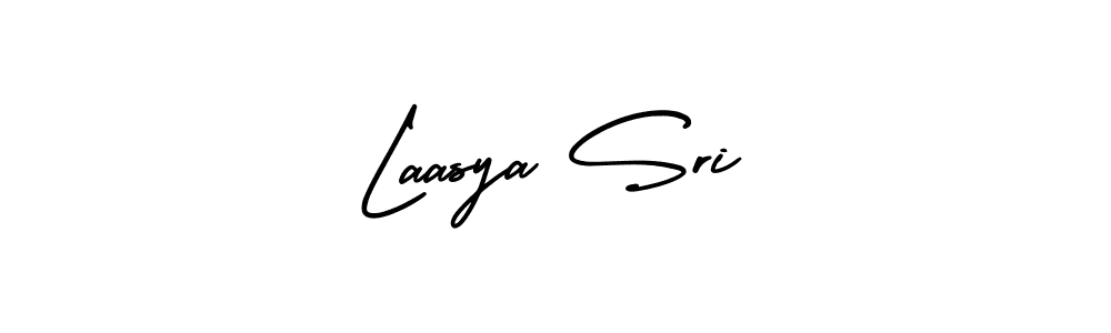 Design your own signature with our free online signature maker. With this signature software, you can create a handwritten (AmerikaSignatureDemo-Regular) signature for name Laasya Sri. Laasya Sri signature style 3 images and pictures png