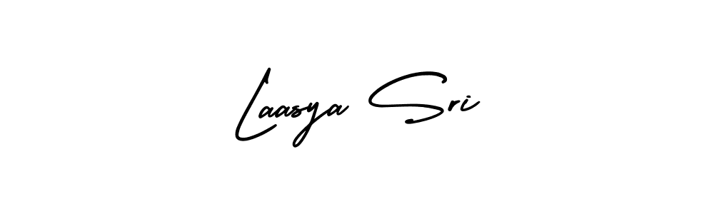 Design your own signature with our free online signature maker. With this signature software, you can create a handwritten (AmerikaSignatureDemo-Regular) signature for name Laasya Sri. Laasya Sri signature style 3 images and pictures png