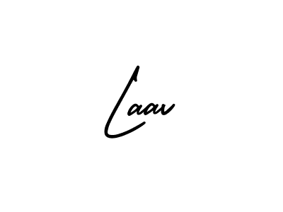 Laav stylish signature style. Best Handwritten Sign (AmerikaSignatureDemo-Regular) for my name. Handwritten Signature Collection Ideas for my name Laav. Laav signature style 3 images and pictures png