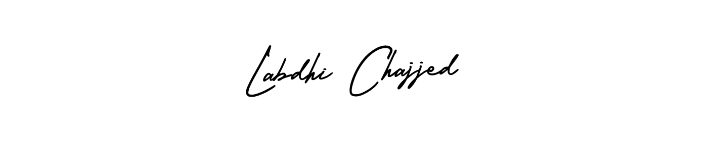 Create a beautiful signature design for name Labdhi Chajjed. With this signature (AmerikaSignatureDemo-Regular) fonts, you can make a handwritten signature for free. Labdhi Chajjed signature style 3 images and pictures png