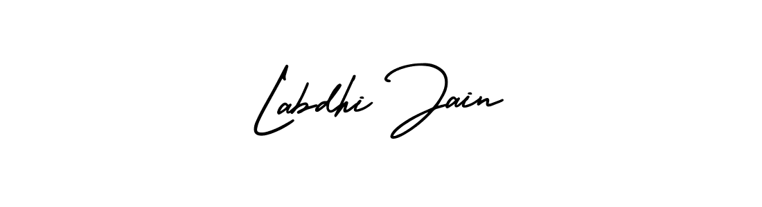 Use a signature maker to create a handwritten signature online. With this signature software, you can design (AmerikaSignatureDemo-Regular) your own signature for name Labdhi Jain. Labdhi Jain signature style 3 images and pictures png