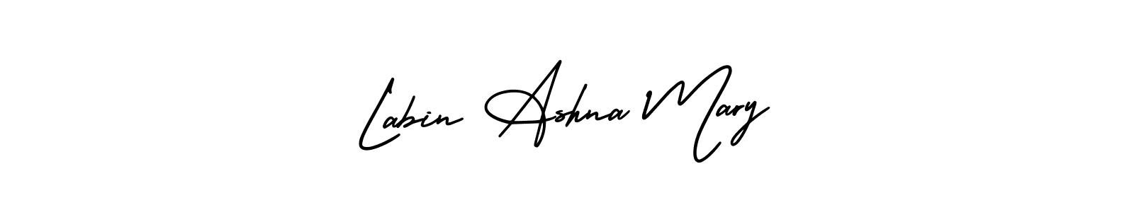 It looks lik you need a new signature style for name Labin Ashna Mary. Design unique handwritten (AmerikaSignatureDemo-Regular) signature with our free signature maker in just a few clicks. Labin Ashna Mary signature style 3 images and pictures png