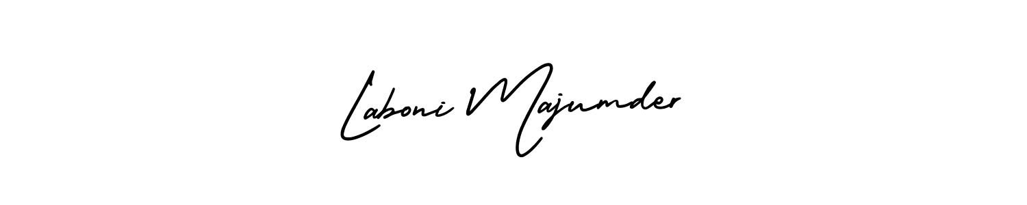 Design your own signature with our free online signature maker. With this signature software, you can create a handwritten (AmerikaSignatureDemo-Regular) signature for name Laboni Majumder. Laboni Majumder signature style 3 images and pictures png