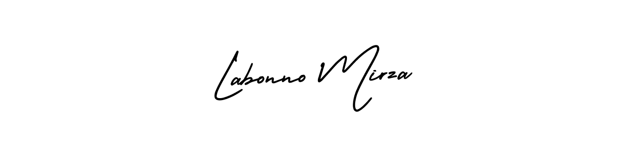 You can use this online signature creator to create a handwritten signature for the name Labonno Mirza. This is the best online autograph maker. Labonno Mirza signature style 3 images and pictures png