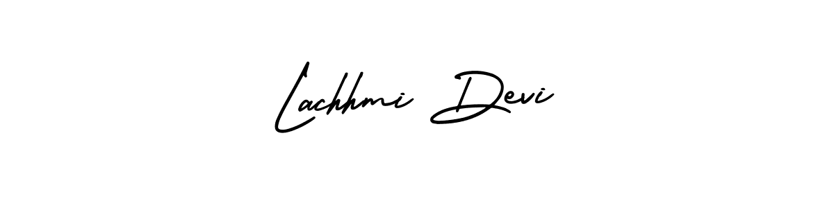 Lachhmi Devi stylish signature style. Best Handwritten Sign (AmerikaSignatureDemo-Regular) for my name. Handwritten Signature Collection Ideas for my name Lachhmi Devi. Lachhmi Devi signature style 3 images and pictures png