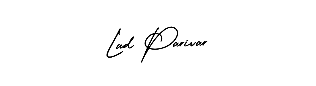 Best and Professional Signature Style for Lad Parivar. AmerikaSignatureDemo-Regular Best Signature Style Collection. Lad Parivar signature style 3 images and pictures png