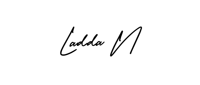 Check out images of Autograph of Ladda N name. Actor Ladda N Signature Style. AmerikaSignatureDemo-Regular is a professional sign style online. Ladda N signature style 3 images and pictures png