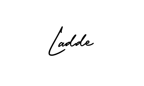 Make a beautiful signature design for name Ladde. Use this online signature maker to create a handwritten signature for free. Ladde signature style 3 images and pictures png