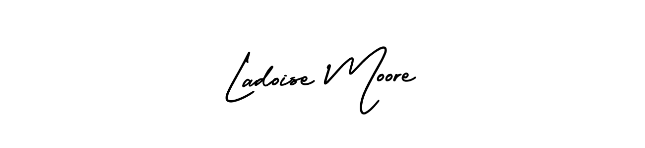 Make a short Ladoise Moore signature style. Manage your documents anywhere anytime using AmerikaSignatureDemo-Regular. Create and add eSignatures, submit forms, share and send files easily. Ladoise Moore signature style 3 images and pictures png