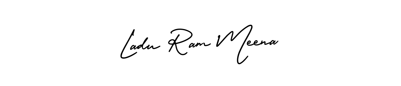 AmerikaSignatureDemo-Regular is a professional signature style that is perfect for those who want to add a touch of class to their signature. It is also a great choice for those who want to make their signature more unique. Get Ladu Ram Meena name to fancy signature for free. Ladu Ram Meena signature style 3 images and pictures png