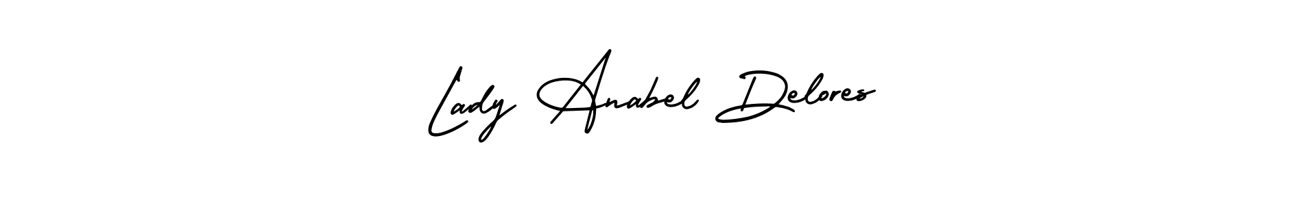 Also You can easily find your signature by using the search form. We will create Lady Anabel Delores name handwritten signature images for you free of cost using AmerikaSignatureDemo-Regular sign style. Lady Anabel Delores signature style 3 images and pictures png