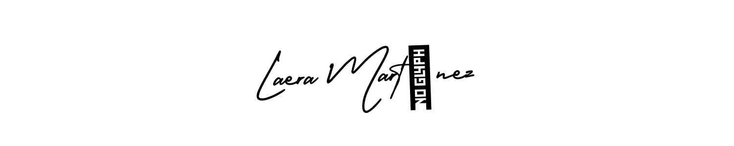 How to make Laera Martìnez name signature. Use AmerikaSignatureDemo-Regular style for creating short signs online. This is the latest handwritten sign. Laera Martìnez signature style 3 images and pictures png