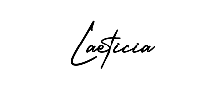 Express your personality with a custom Laeticia signature crafted with AmerikaSignatureDemo-Regular typography. Free transparent PNG download available. Laeticia signature style 3 images and pictures png
