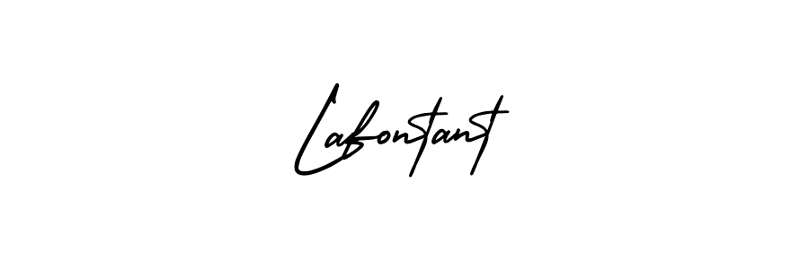 Create a beautiful signature design for name Lafontant. With this signature (AmerikaSignatureDemo-Regular) fonts, you can make a handwritten signature for free. Lafontant signature style 3 images and pictures png