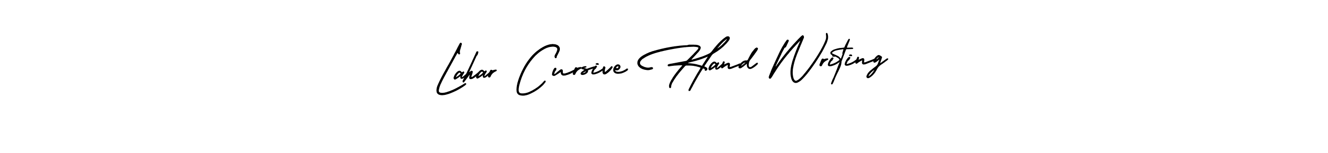 How to Draw Lahar Cursive Hand Writing signature style? AmerikaSignatureDemo-Regular is a latest design signature styles for name Lahar Cursive Hand Writing. Lahar Cursive Hand Writing signature style 3 images and pictures png