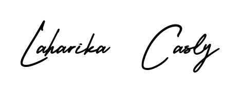 Once you've used our free online signature maker to create your best signature AmerikaSignatureDemo-Regular style, it's time to enjoy signing your documents with Laharika  Casly name. Laharika  Casly signature style 3 images and pictures png