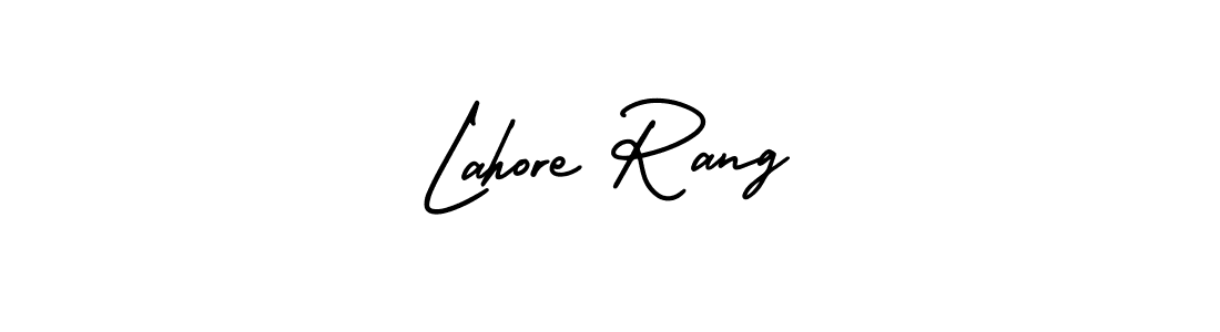 How to Draw Lahore Rang signature style? AmerikaSignatureDemo-Regular is a latest design signature styles for name Lahore Rang. Lahore Rang signature style 3 images and pictures png