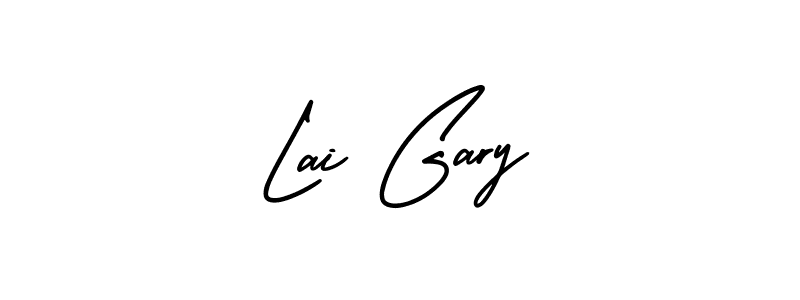 AmerikaSignatureDemo-Regular is a professional signature style that is perfect for those who want to add a touch of class to their signature. It is also a great choice for those who want to make their signature more unique. Get Lai Gary name to fancy signature for free. Lai Gary signature style 3 images and pictures png