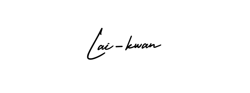 How to Draw Lai-kwan signature style? AmerikaSignatureDemo-Regular is a latest design signature styles for name Lai-kwan. Lai-kwan signature style 3 images and pictures png