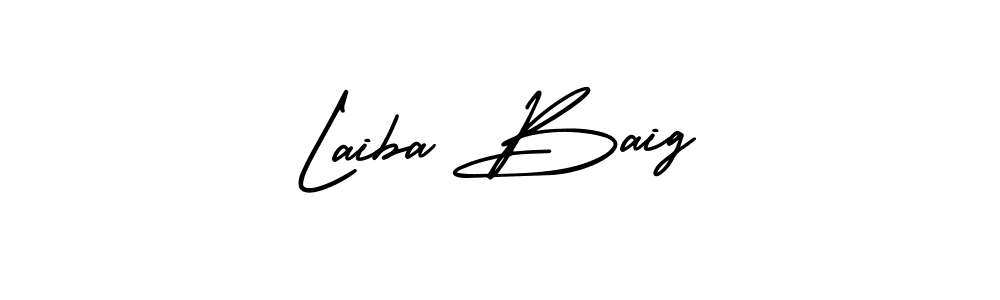 Make a beautiful signature design for name Laiba Baig. Use this online signature maker to create a handwritten signature for free. Laiba Baig signature style 3 images and pictures png