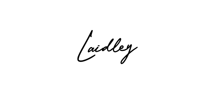 Design your own signature with our free online signature maker. With this signature software, you can create a handwritten (AmerikaSignatureDemo-Regular) signature for name Laidley. Laidley signature style 3 images and pictures png