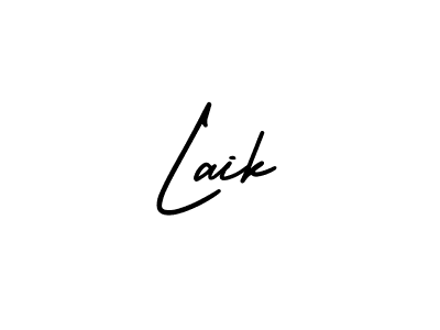 Laik stylish signature style. Best Handwritten Sign (AmerikaSignatureDemo-Regular) for my name. Handwritten Signature Collection Ideas for my name Laik. Laik signature style 3 images and pictures png