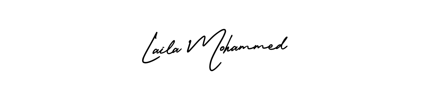 Make a short Laila Mohammed signature style. Manage your documents anywhere anytime using AmerikaSignatureDemo-Regular. Create and add eSignatures, submit forms, share and send files easily. Laila Mohammed signature style 3 images and pictures png